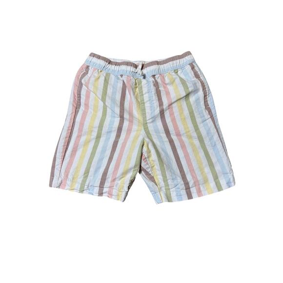 JANIE AND JACK Boys shorts size 12, Colorful Stripes, NWOT - Picture 1 of 9